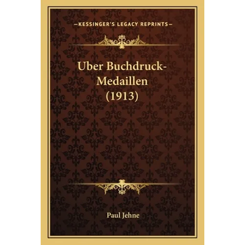 Uber Buchdruck-Medaillen (1913)