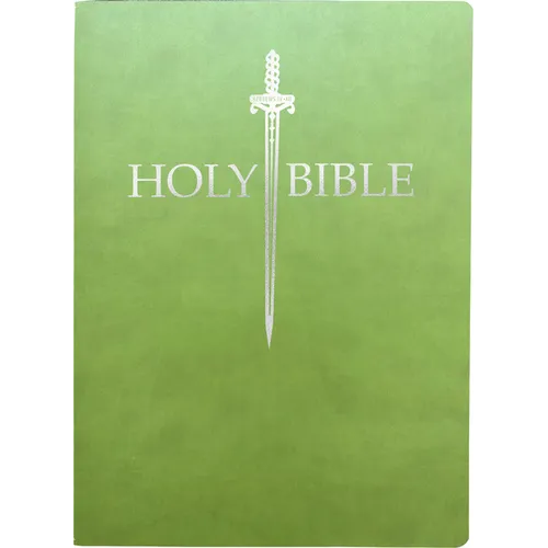 KJV Sword Bible, Large Print, Olive Ultrasoft: (Red Letter, Green, 1611 Version)