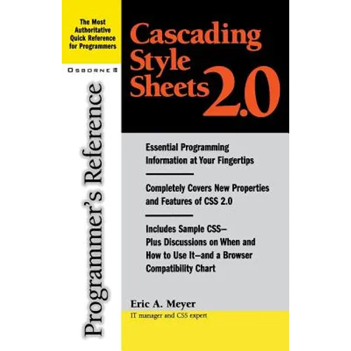 Cascading Style Sheets 2.0: Programmer's Reference
