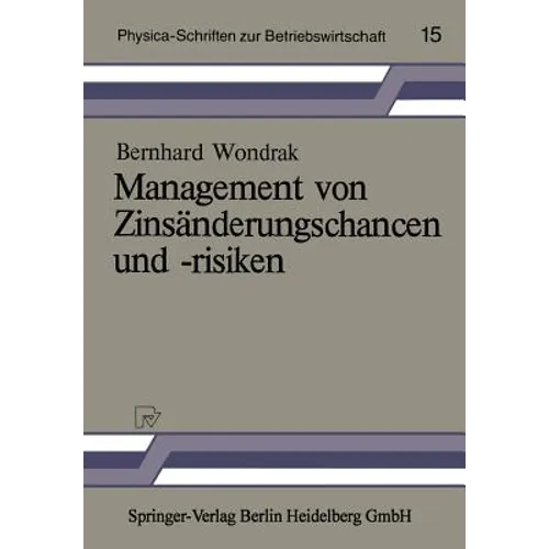 Management Von Zinsänderungschancen Und -Risiken