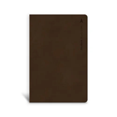 CSB Student Study Bible, Brown Leathertouch