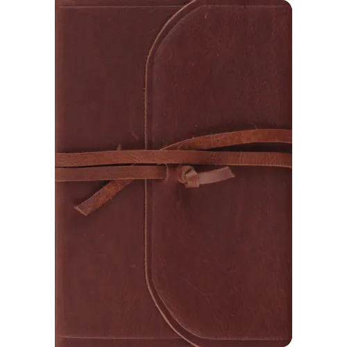 ESV Student Study Bible (Natural Leather, Brown, Flap with Strap)