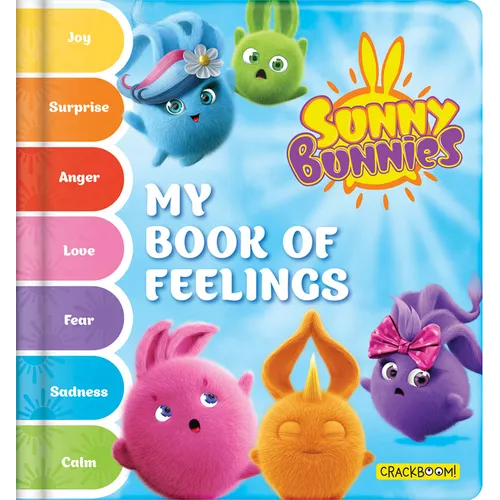 Sunny Bunnies: My Book of Feelings - Board Book for Kids Ages 3-6 Emotions, Emotional Intelligence, Self-Awareness, and Social Skills: Joy, Suprise, A