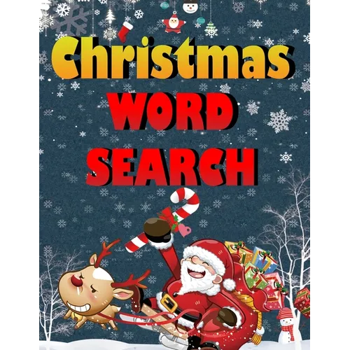 Christmas word search.: Easy Large Print Puzzle Book for Adults, Kids & Everyone for the 25 Days of Christmas.