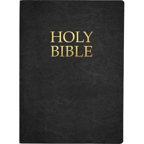 Kjver Holy Bible, Large Print, Black Genuine Leather, Thumb Index: (King James Version Easy Read, Red Letter, Premium Cowhide)