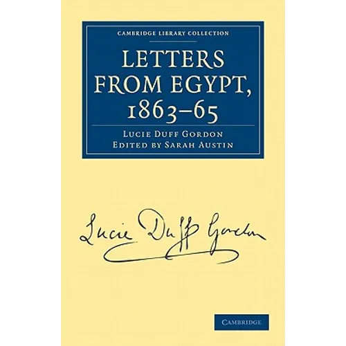 Letters from Egypt, 1863-65