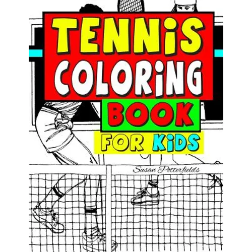 Tennis Coloring Book For Kids