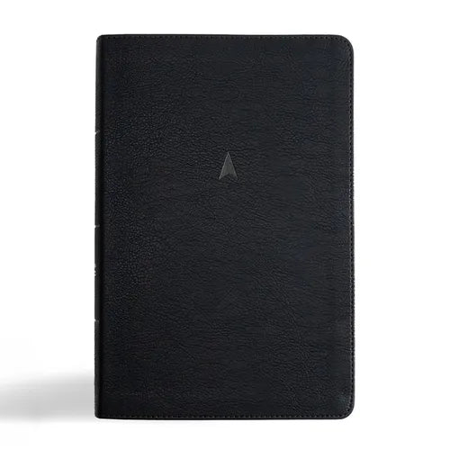 CSB Men's Daily Bible, Black Leathertouch