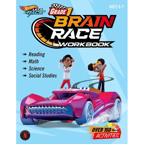 Hot Wheels Brain Race Grade 1 Workbook