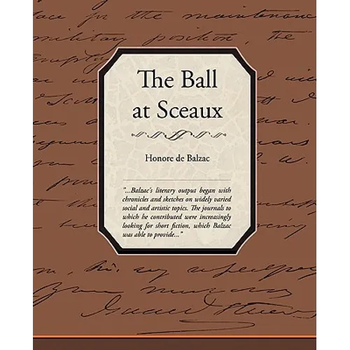 The Ball at Sceaux