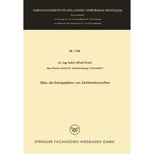 Über die Extrapolation von Zeitstandversuchen