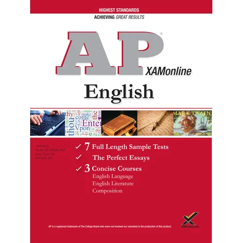AP English: Language, Literature, and Composition Exam, 2018 Edition (College Test Preparation)