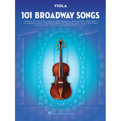 101 Broadway Songs for Viola