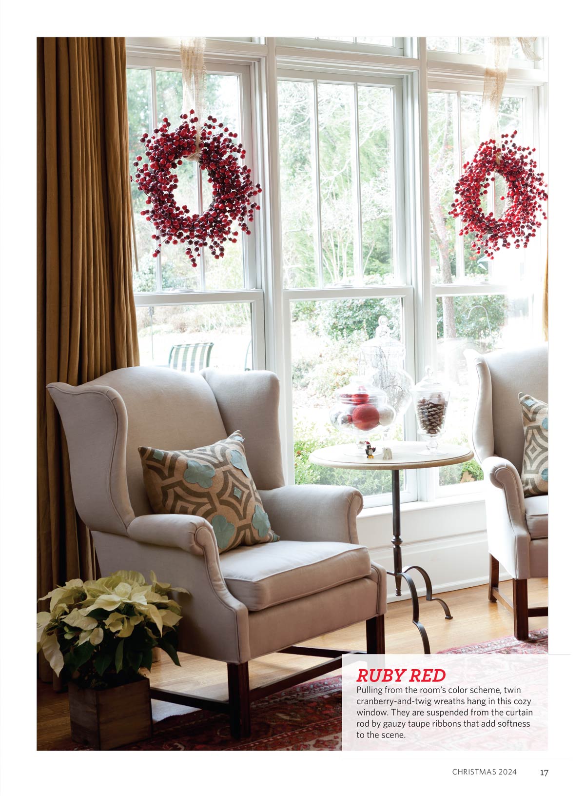 Christmas - 139 Seasonal Recipes & Decorating Ideas, Holiday Guide, Style Inspiration, Christmas Tree, Wreaths, Set The Table, Party Themes,  Slow Cooker, Desserts, Suppers, Pecan Favorites & More!