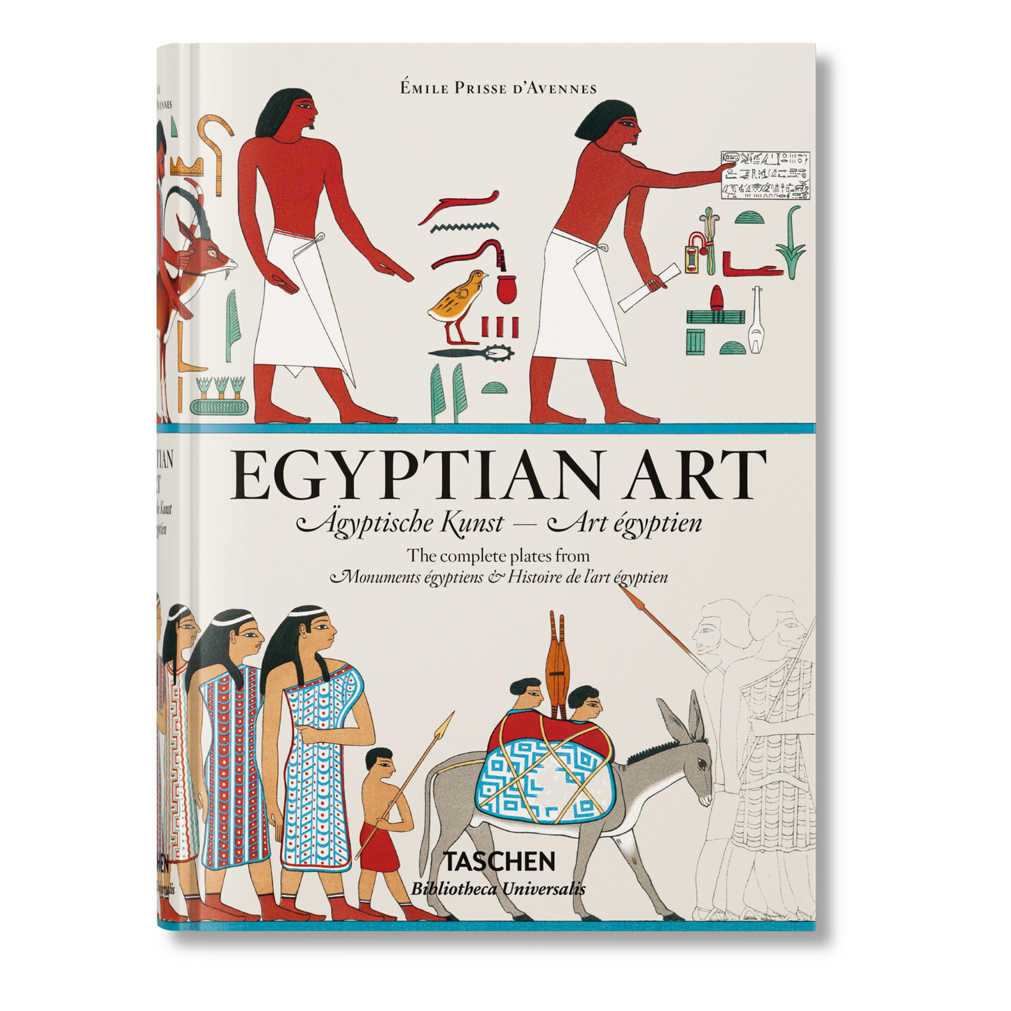 Prisse d'Avennes. Egyptian Art (German, French, English) Book