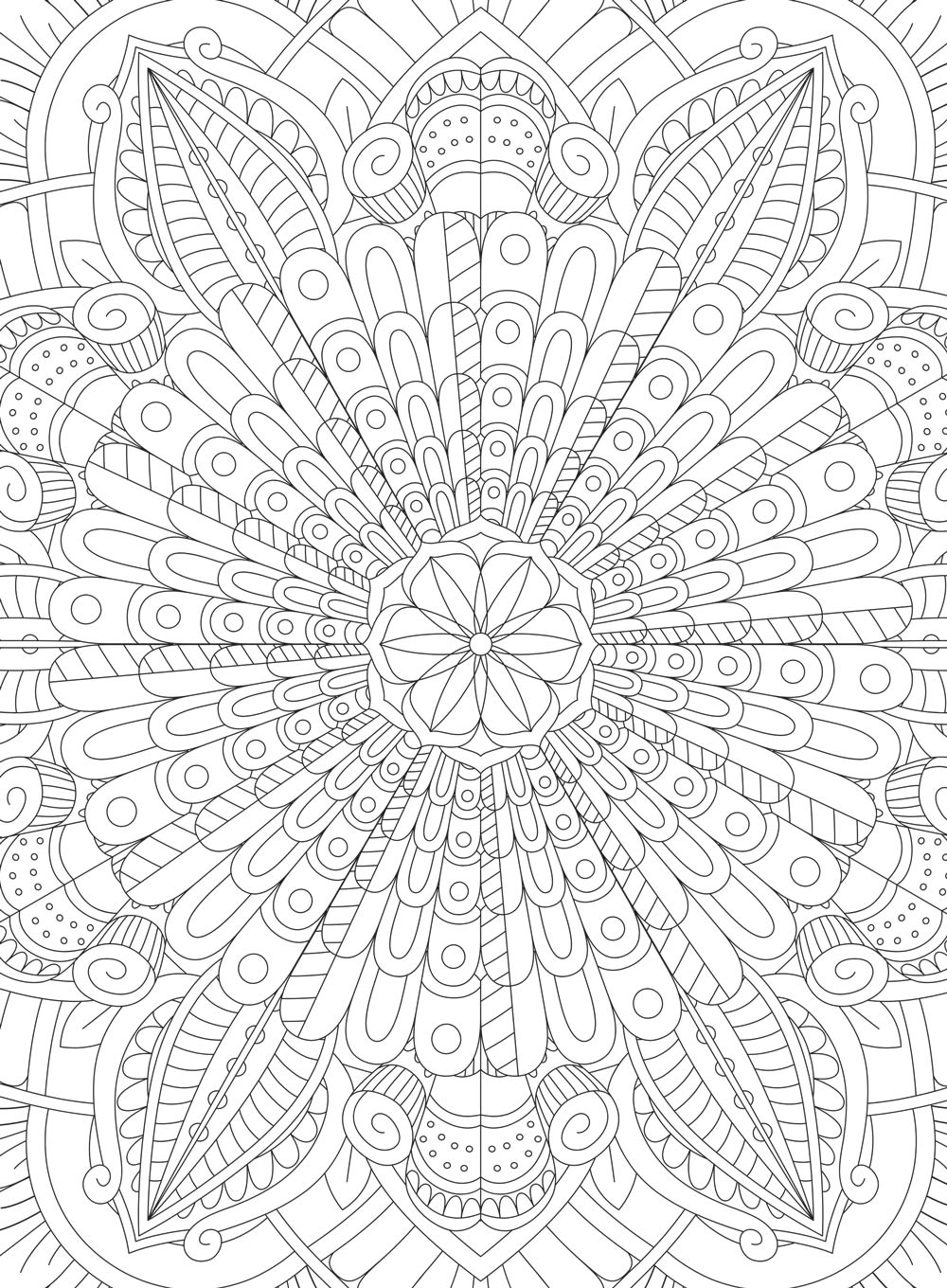 Soothing Color - Mandala Edition: Adult Coloring Book, Beautiful Designs, Relax Your Mind, Unwind, Ignite Creativity, Unplug, De-Stress, Mental Clarity, Reduce Anxiety, Self-Care, Mindfulness & More!