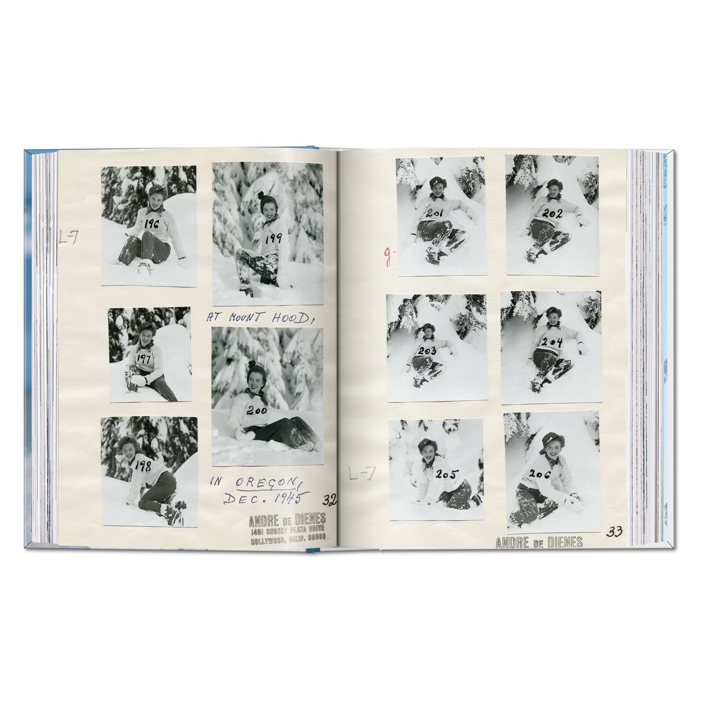 André de Dienes. Marilyn Monroe. 45th Ed. (English) Book