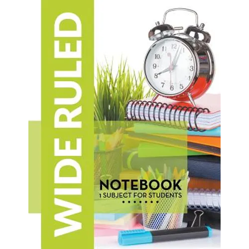 Wide Ruled Notebook - 1 Subject For Students