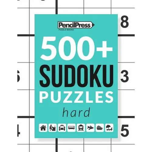 500+ Sudoku Puzzles Book Hard: Sudoku Puzzle Book Hard (with answers)