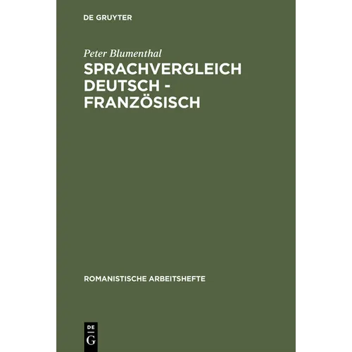 Sprachvergleich Deutsch - Französisch
