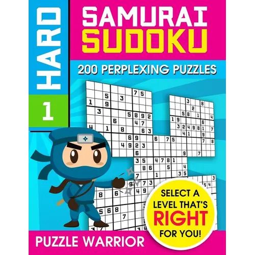 Hard Samurai Sudoku: 200 Perplexing Puzzles