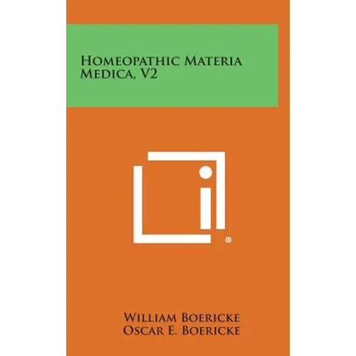 Homeopathic Materia Medica, V2