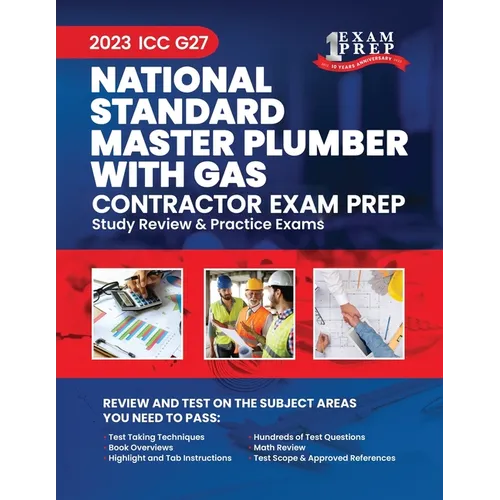 2023 ICC G27 National Standard Master Plumber with Gas: 2023 Study Review & Practice Exams