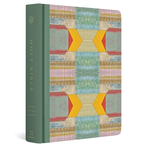 ESV Single Column Journaling Bible, Artist Series (Cloth Over Board, Jessica Dennis Bush, Trellis)