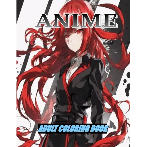Anime: Adult coloring book