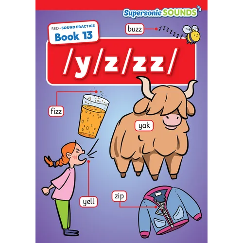 Red Sound Practice Book 13 /Y/Z/Zz