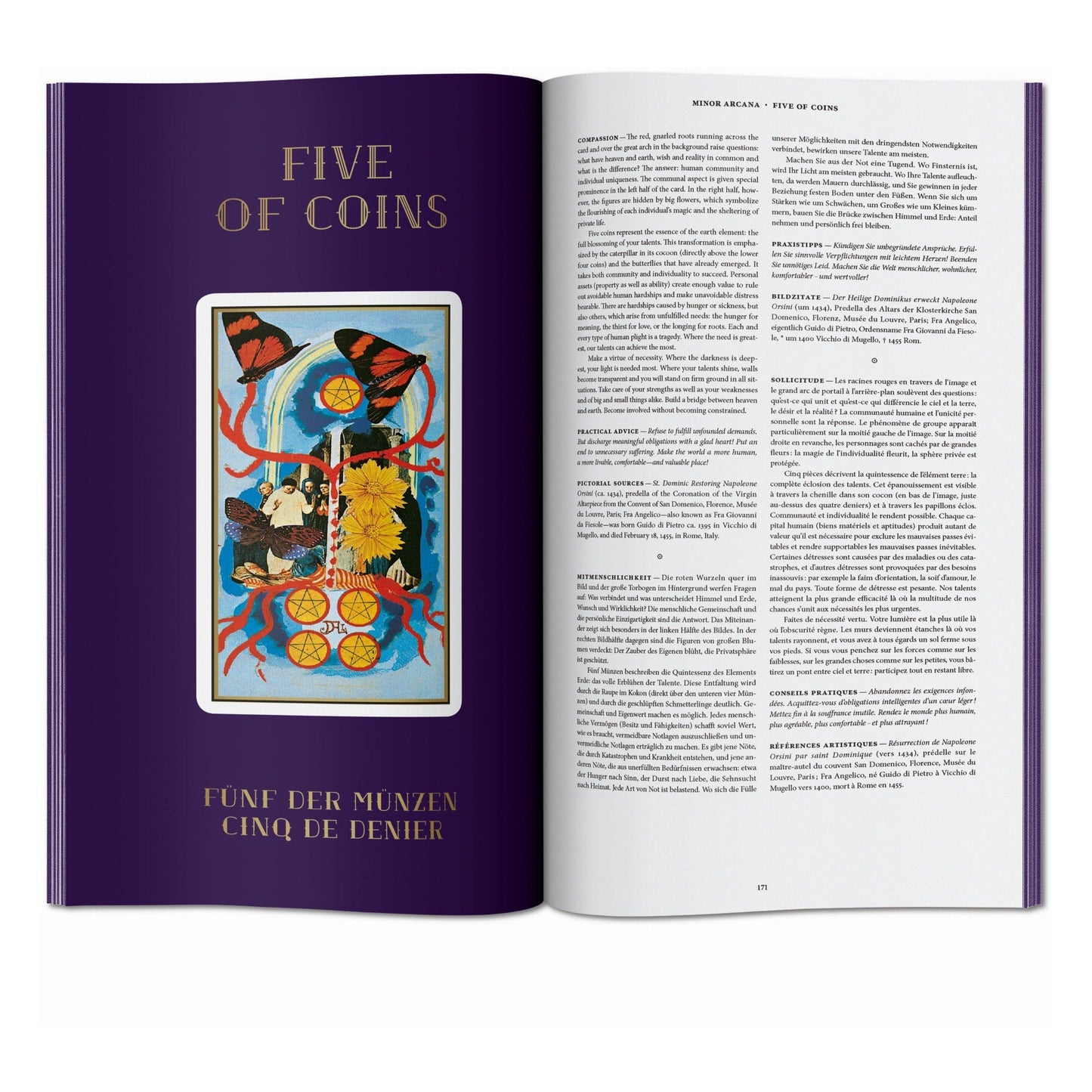 Dalí. Tarot (German, French, English) Book