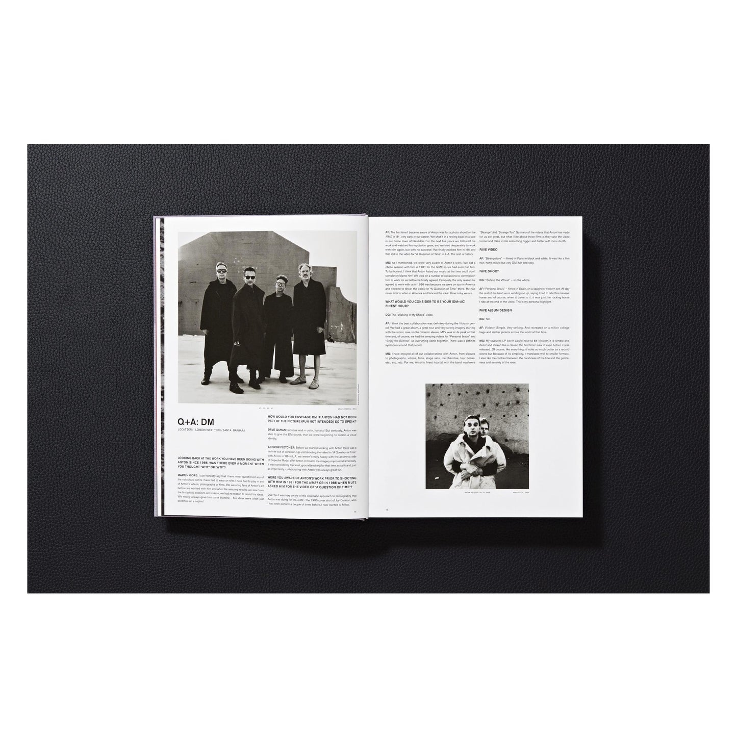 Depeche Mode by Anton Corbijn (German, French, English) Book