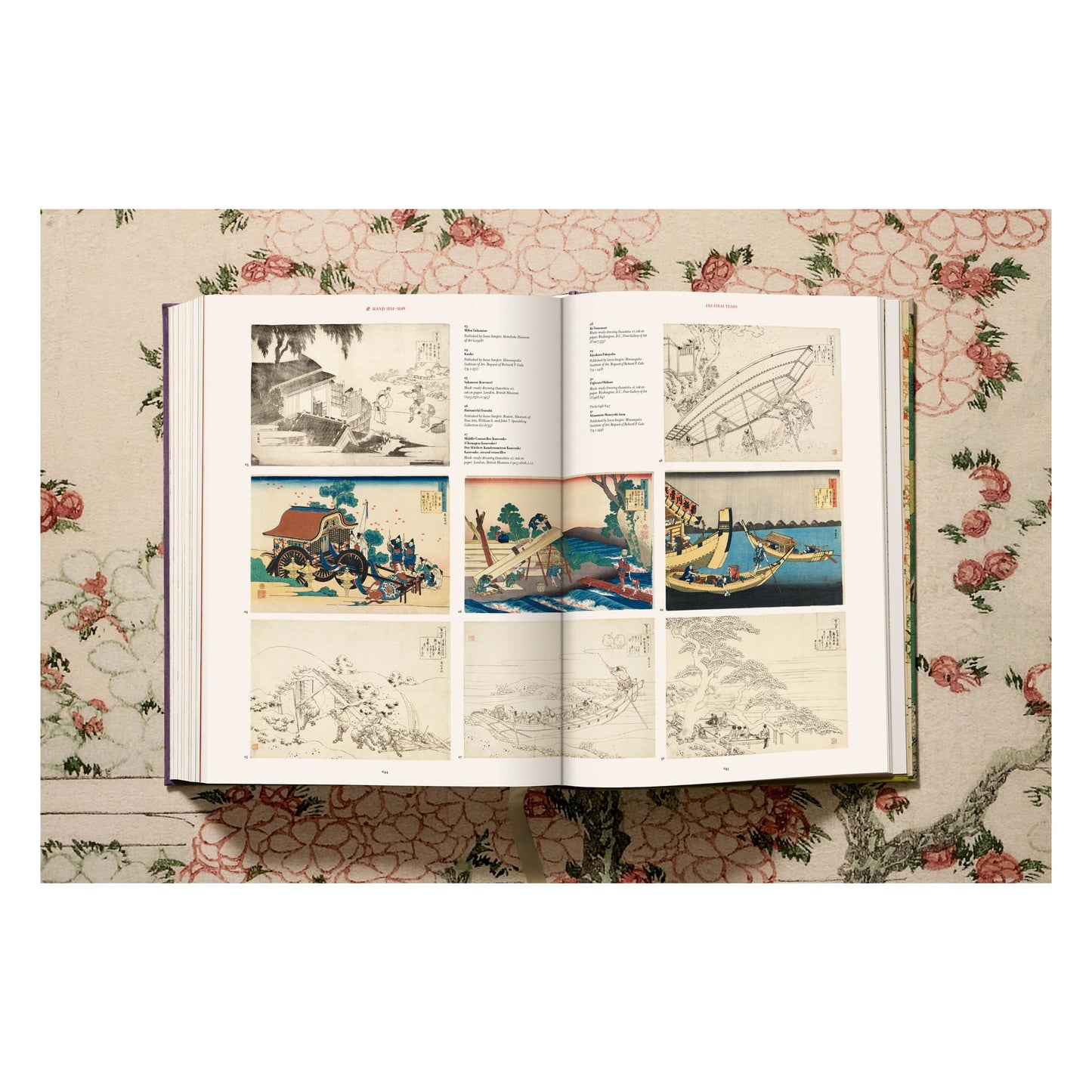 Hokusai (German, French, English) Book