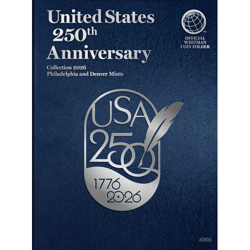 250th America Celebration P&d Whitman Blue Folder