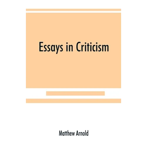 Essays in criticism