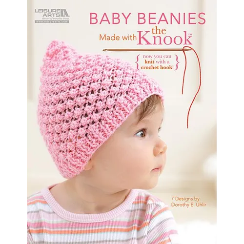 Baby Beanies Made with the Knook