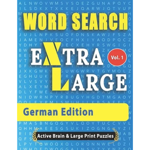 WORD SEARCH Extra Large - German Edition