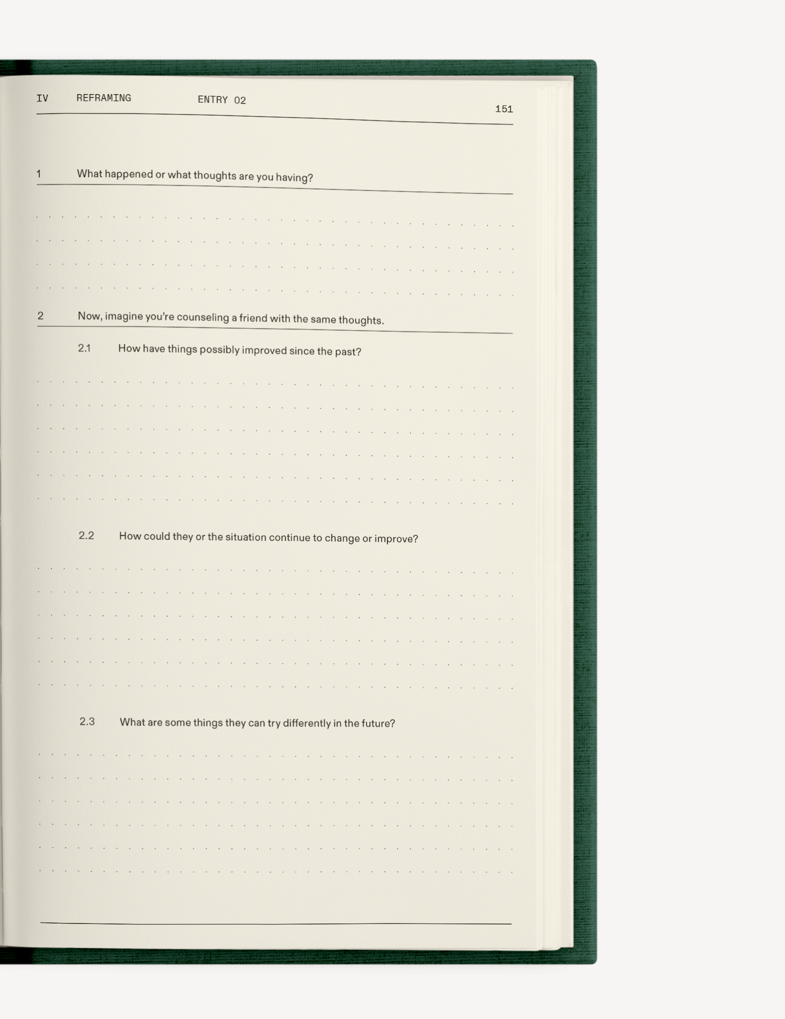 The Field Guide for Depression Therapy Notebook