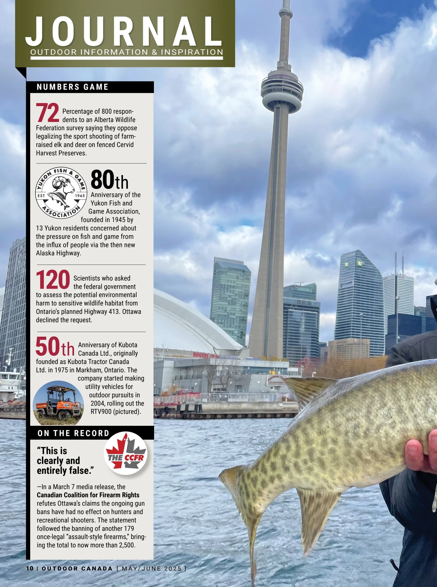 Outdoor Canada - Spring 2025: New Hunting Guns & Gear, Boat Guide Essentials, Lake Trout Opener Tips, Best Baits For Big Bears, Deep-Woods Gobbler Tactics For Turkey Hunters, Walleye Fishing & More!