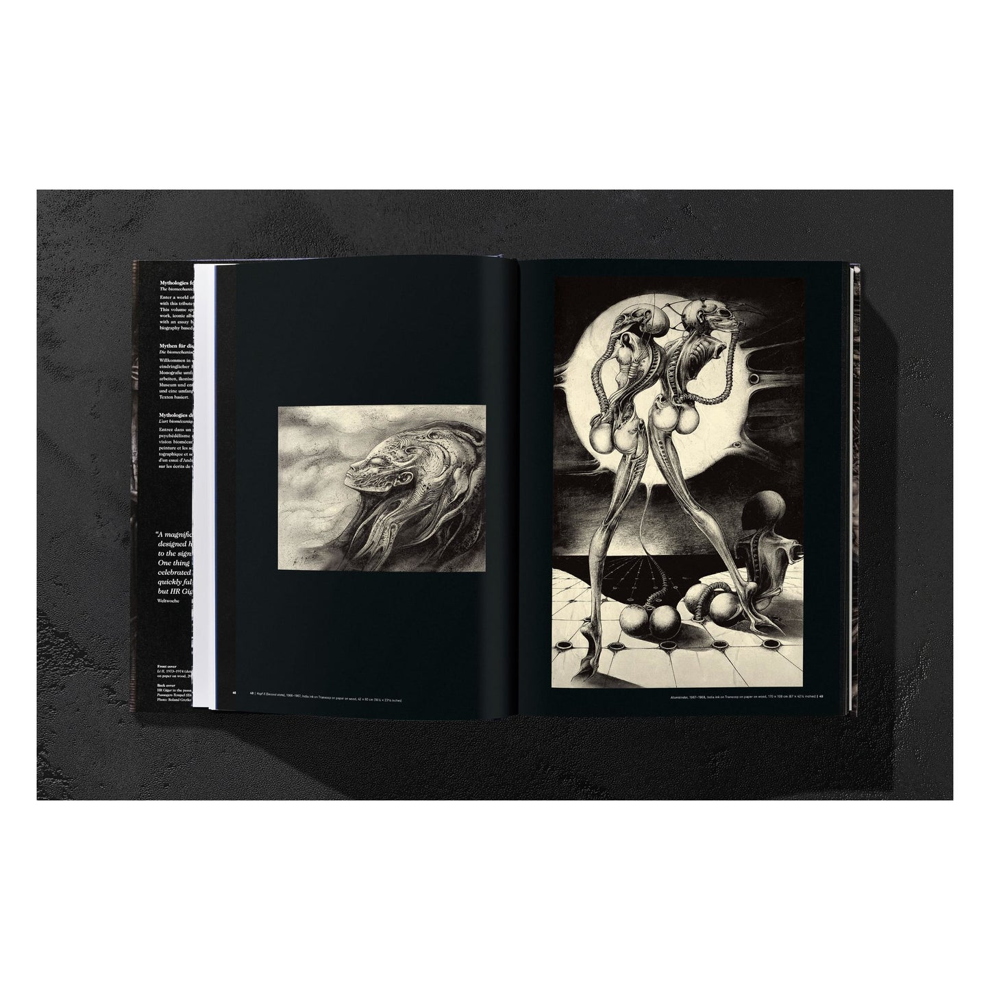 HR Giger (German, French, English) Book