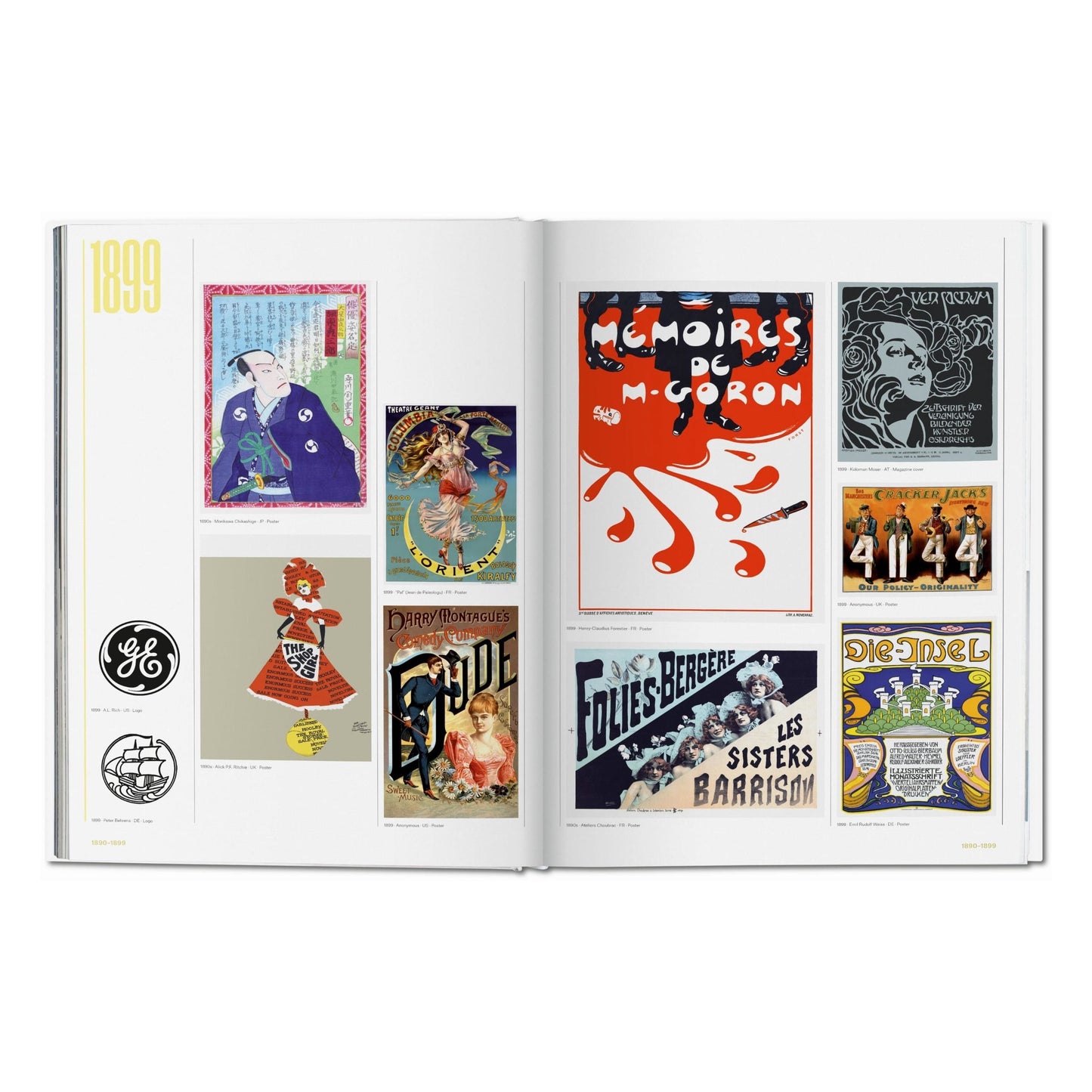 The History of Graphic Design. Vol. 1. 1890–1959 (German, French, English) Book