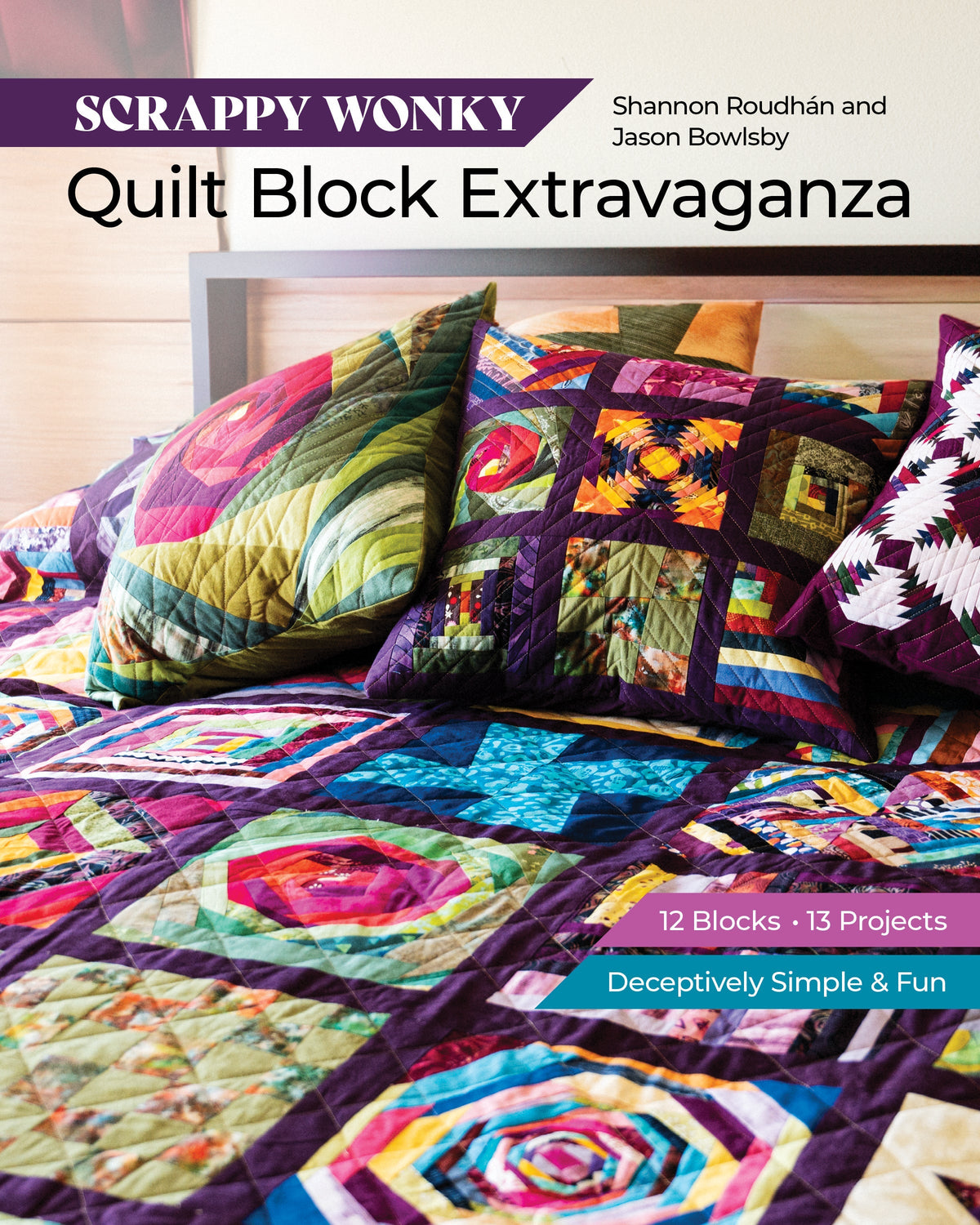 Scrappy Wonky Quilt Block Extravaganza Book