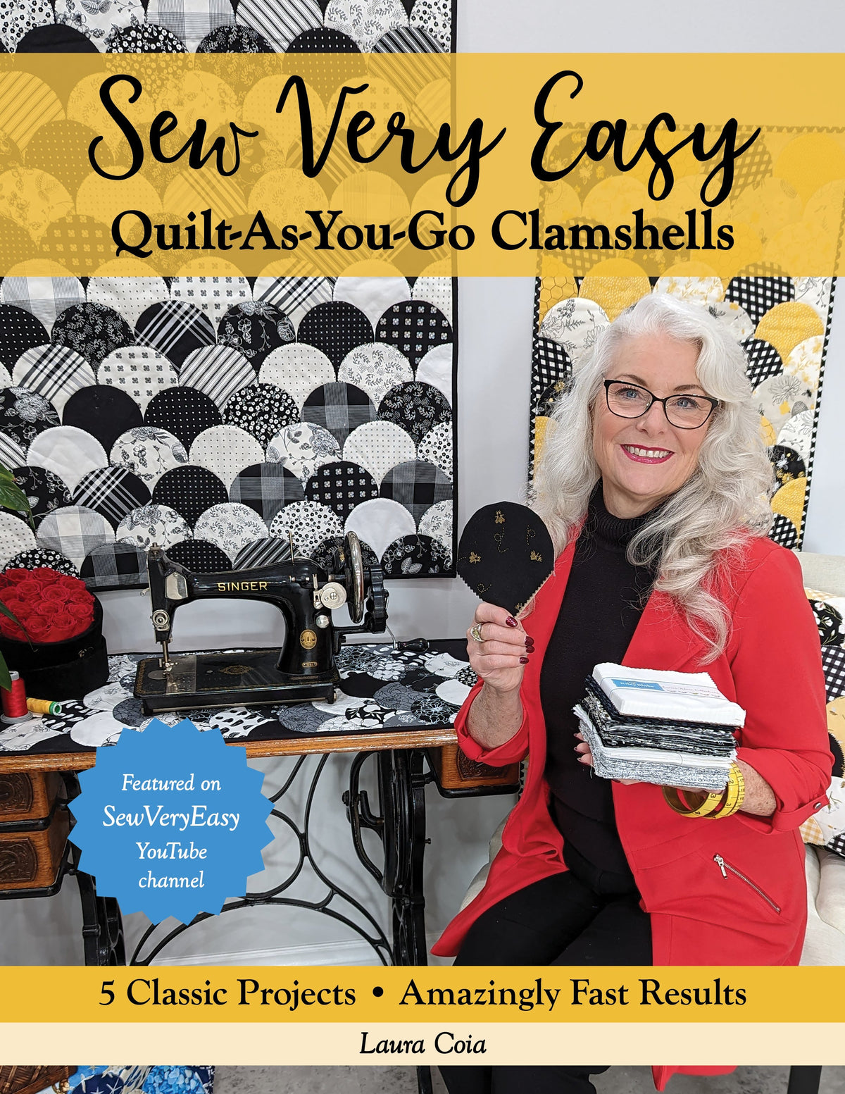 Sew Very Easy Quilt-As-You-Go Clamshells Book