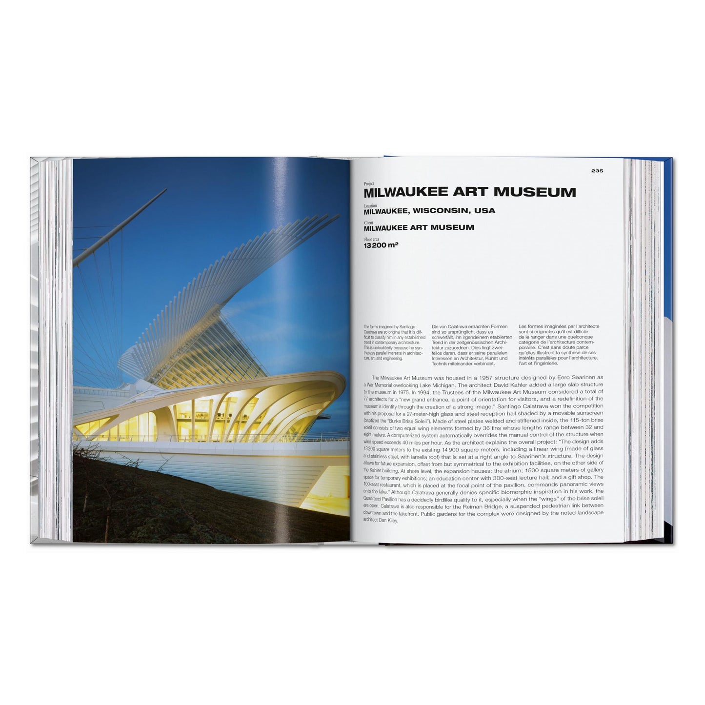 Calatrava. Complete Works 1979–Today. 45th Ed. (German, French, English) Book