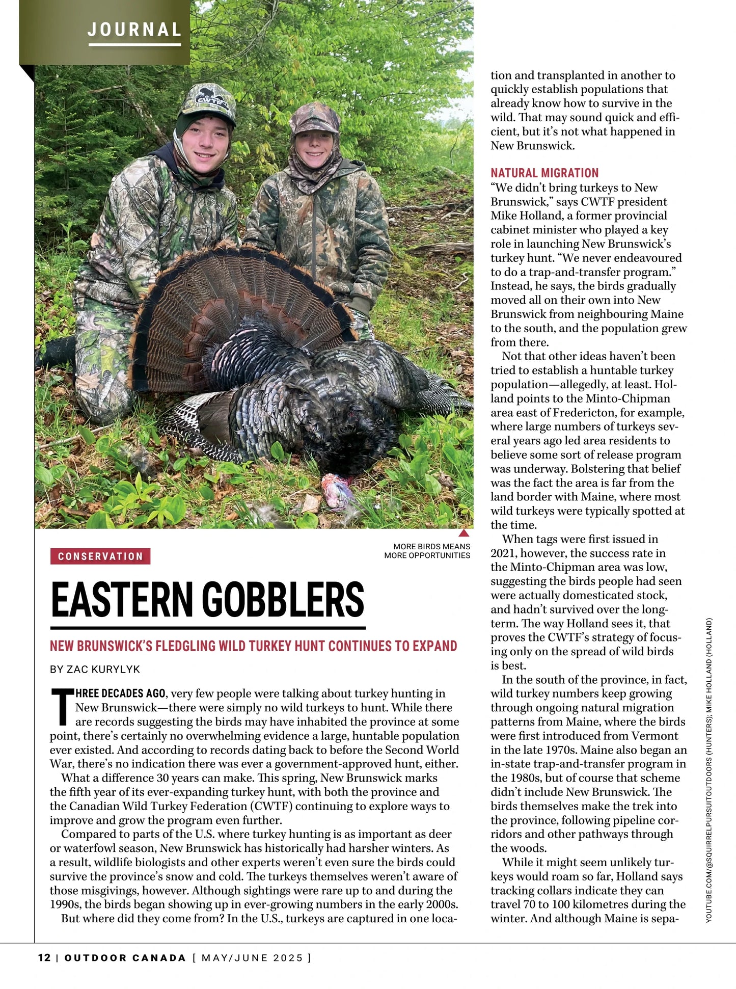 Outdoor Canada - Spring 2025: New Hunting Guns & Gear, Boat Guide Essentials, Lake Trout Opener Tips, Best Baits For Big Bears, Deep-Woods Gobbler Tactics For Turkey Hunters, Walleye Fishing & More!
