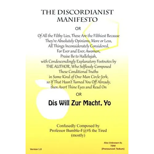 The Discordianist Manifesto