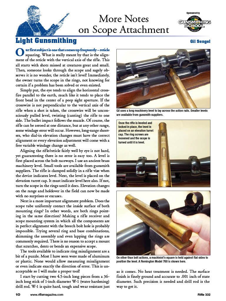 Rifle January 2024 - The Sporting Firearms Journal: Best Of West Altopo 6.5 PRC, Long Guns, Sharps Conversions, Notes On Scope Attachment, Christensen Arms MPR, POF Tombstone & Modern Levergun!