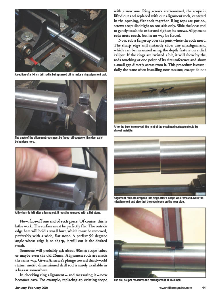 Rifle January 2024 - The Sporting Firearms Journal: Best Of West Altopo 6.5 PRC, Long Guns, Sharps Conversions, Notes On Scope Attachment, Christensen Arms MPR, POF Tombstone & Modern Levergun!
