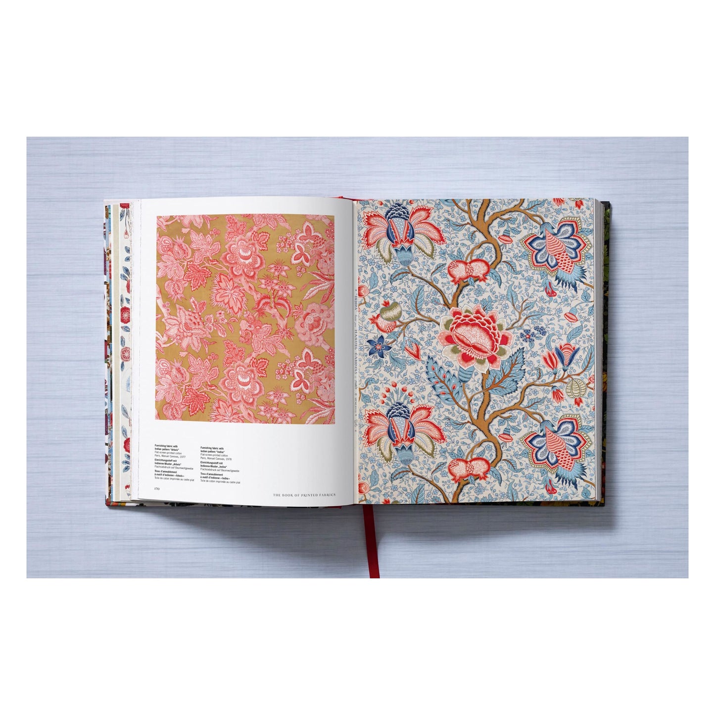 Printed Fabrics. From the 16th century until today (German, French, English) Book