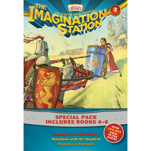 Imagination Station Books 3-Pack: Revenge of the Red Knight / Showdown with the Shepherd / Problems in Plymouth